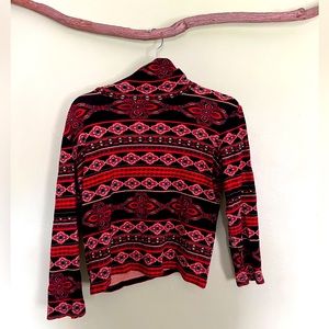 90s vintage geometric turtleneck